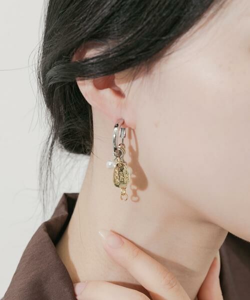 SMELLY / スメリー ピアス・イヤリング | コインプレートチャームイヤリング | 詳細4