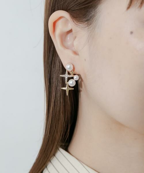 SMELLY / スメリー ピアス・イヤリング | スパークリーパールビジュイヤリング | 詳細1
