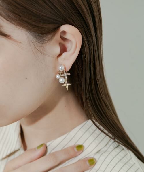 SMELLY / スメリー ピアス・イヤリング | スパークリーパールビジュイヤリング | 詳細3