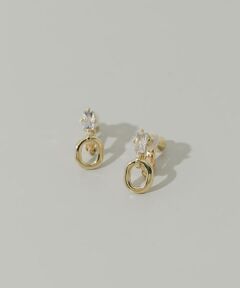 SMELLY / スメリー ピアス・イヤリング | ミニビジューサークルスウィングイヤリング