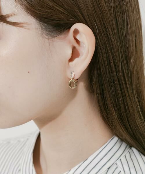 SMELLY / スメリー ピアス・イヤリング | ミニビジューサークルスウィングイヤリング | 詳細3