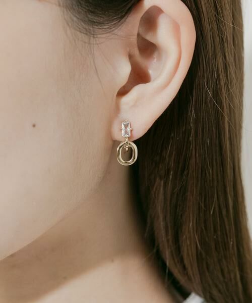 SMELLY / スメリー ピアス・イヤリング | ミニビジューサークルスウィングイヤリング | 詳細5