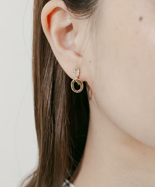 SMELLY / スメリー ピアス・イヤリング | ミニビジューサークルスウィングイヤリング | 詳細6