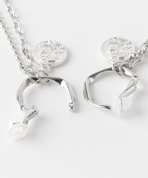 SMELLY / スメリー ピアス・イヤリング | コインチェーンフープイヤリング | 詳細5