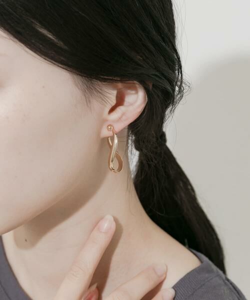 SMELLY / スメリー ピアス・イヤリング | メタルツイストフープイヤリング | 詳細2