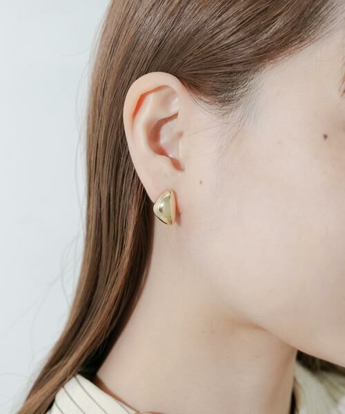 SMELLY / スメリー ピアス・イヤリング | メタルプックリフロントイヤリング | 詳細1