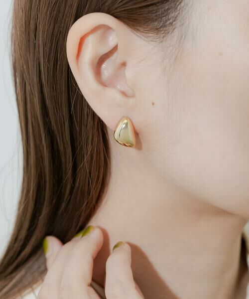 SMELLY / スメリー ピアス・イヤリング | メタルプックリフロントイヤリング | 詳細2