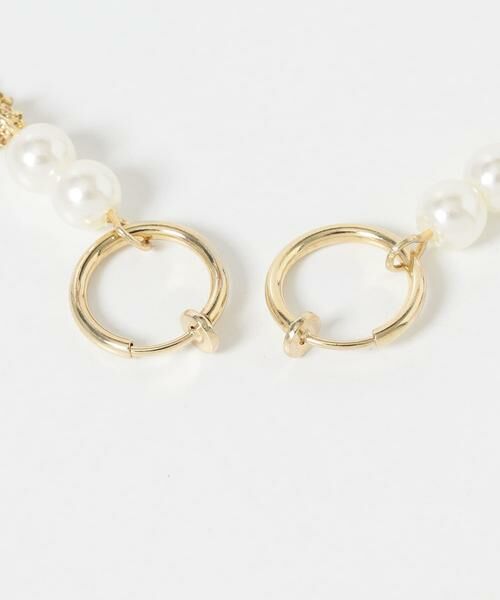 SMELLY / スメリー ピアス・イヤリング | パールシャワーチェーンイヤリング | 詳細6