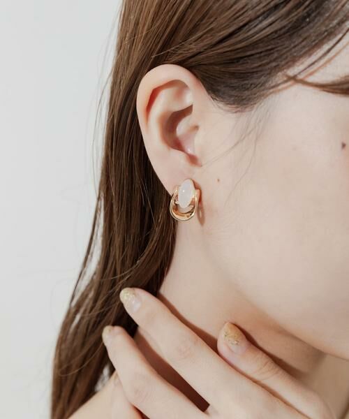SMELLY / スメリー ピアス・イヤリング | ジュシオーバルメタルイヤリング | 詳細2