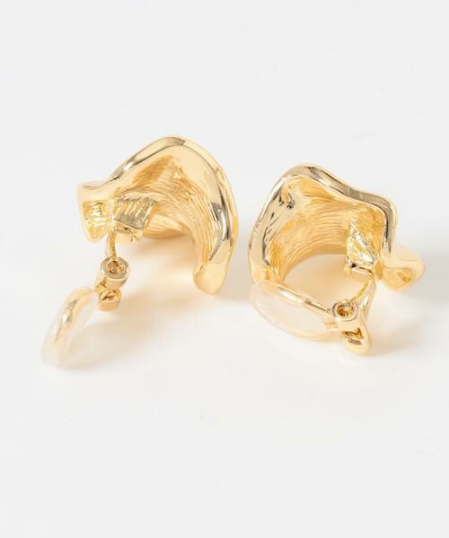 SMELLY / スメリー ピアス・イヤリング | ニュアンスワイドメタルイヤリング | 詳細4