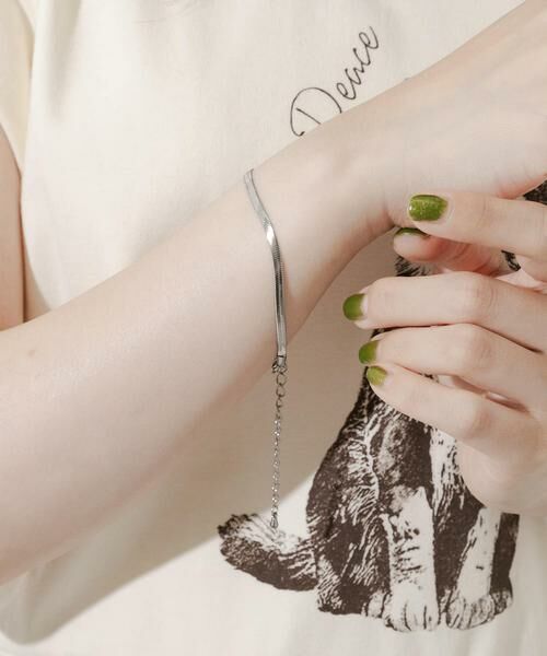 SMELLY / スメリー ブレスレット・バングル | ステンレスヒラスネークブレスレット | 詳細1