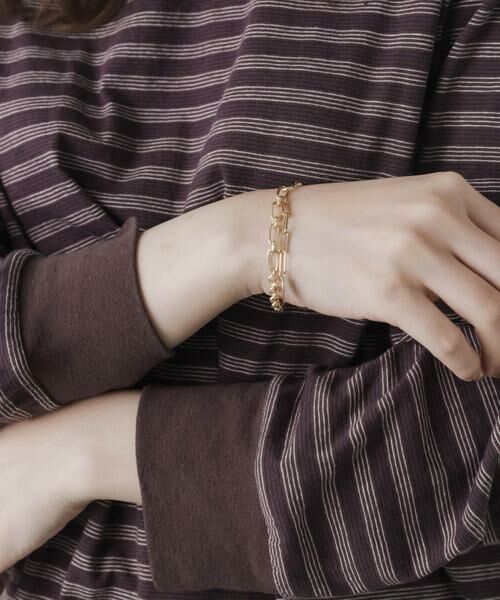 SMELLY / スメリー ブレスレット・バングル | ミックスチェーンメタルブレスレット | 詳細4