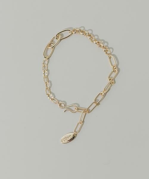 SMELLY / スメリー ブレスレット・バングル | ミックスチェーンメタルブレスレット（ゴールド）