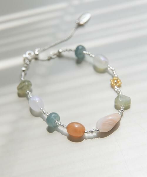SMELLY / スメリー ブレスレット・バングル | ビーズカラーガラスブレスレット（シルバー系その他）