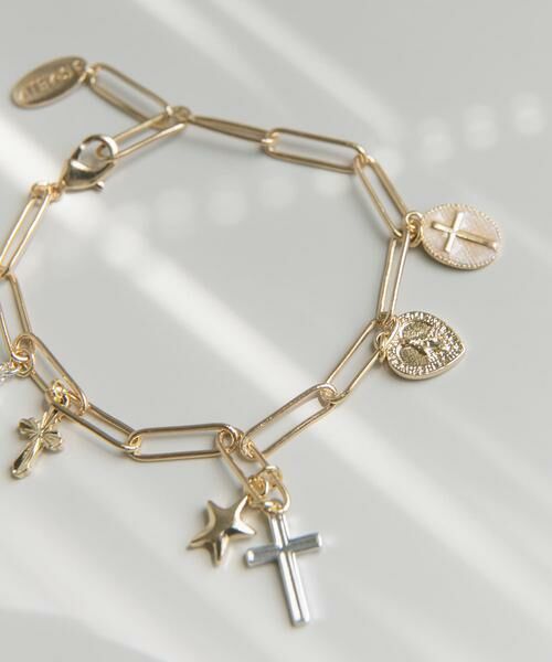 SMELLY / スメリー ブレスレット・バングル | クロスコインチャームブレスレット | 詳細1