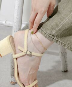 SMELLY / スメリー アンクレット | ボールチェーンコンビアンクレット