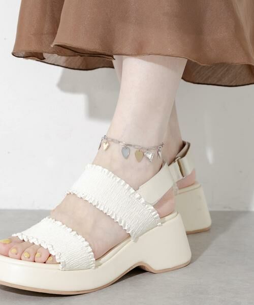 SMELLY / スメリー アンクレット | メタルハートチャームアンクレット | 詳細1