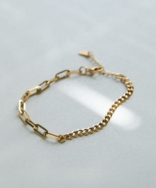 SMELLY / スメリー ブレスレット・バングル | ステンレスコンビチェーンブレスレット | 詳細1