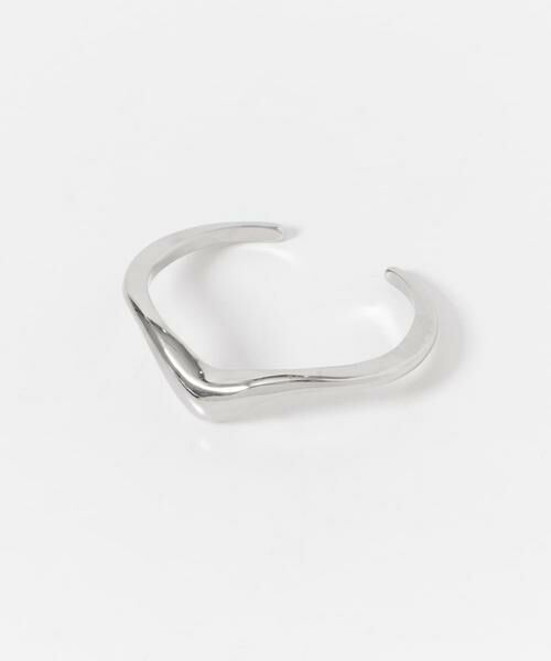 SMELLY / スメリー ブレスレット・バングル | Vラインカーブメタルバングル | 詳細3