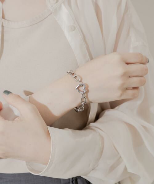 SMELLY / スメリー ブレスレット・バングル | ハートカラビナチェーンブレスレット | 詳細1