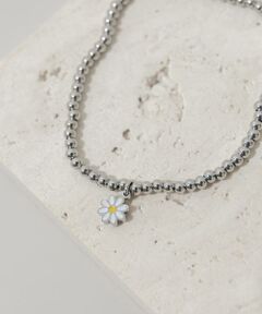 SMELLY / スメリー ブレスレット・バングル | ステンレスビーズフラワーチャームブレスレット