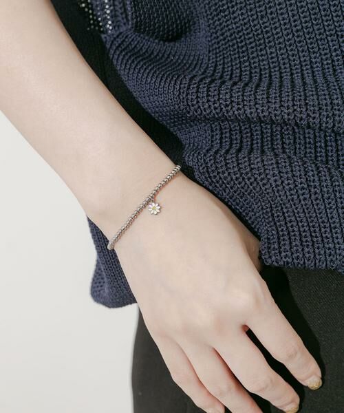 SMELLY / スメリー ブレスレット・バングル | ステンレスビーズフラワーチャームブレスレット | 詳細1