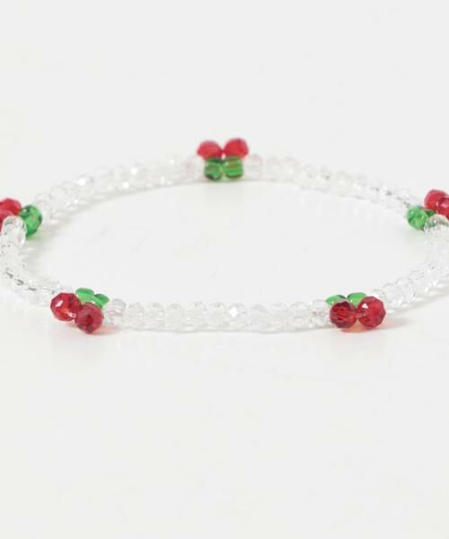 SMELLY / スメリー ブレスレット・バングル | チェリーモチーフクリアビーズブレスレット | 詳細6