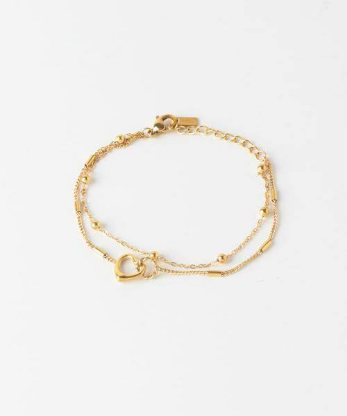 SMELLY / スメリー ブレスレット・バングル | ステンレスハートダブルチェーンブレスレット | 詳細4