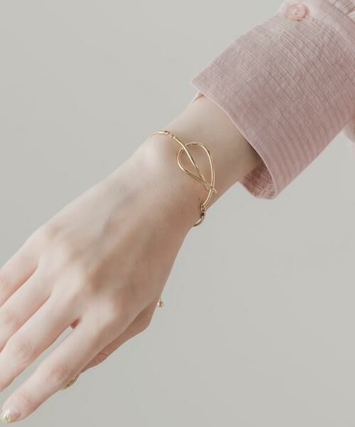SMELLY / スメリー ブレスレット・バングル | ニュアンスメタルカーブスライドブレスレット | 詳細1