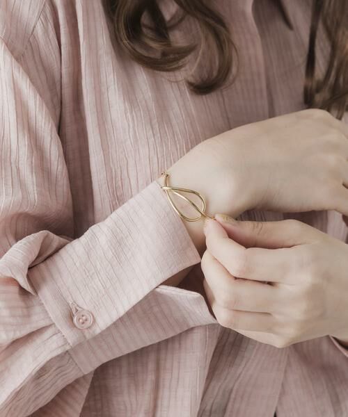 SMELLY / スメリー ブレスレット・バングル | ニュアンスメタルカーブスライドブレスレット | 詳細3