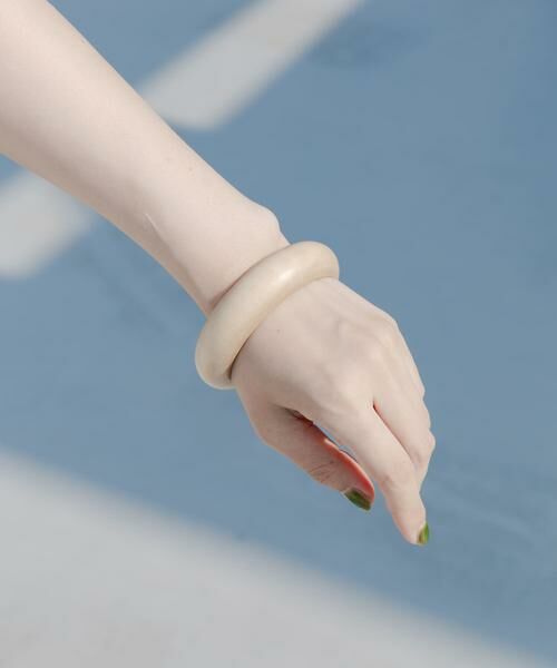 SMELLY / スメリー ブレスレット・バングル | ウッドラウンドバングル | 詳細1