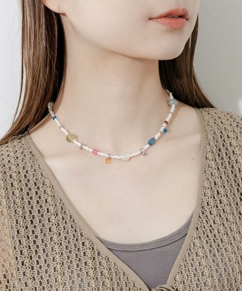 SMELLY / スメリー ネックレス・ペンダント・チョーカー | カラーパーツビーズネックレス | 詳細3