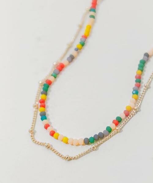 SMELLY / スメリー ネックレス・ペンダント・チョーカー | カラービーズ2セットネックレス | 詳細1