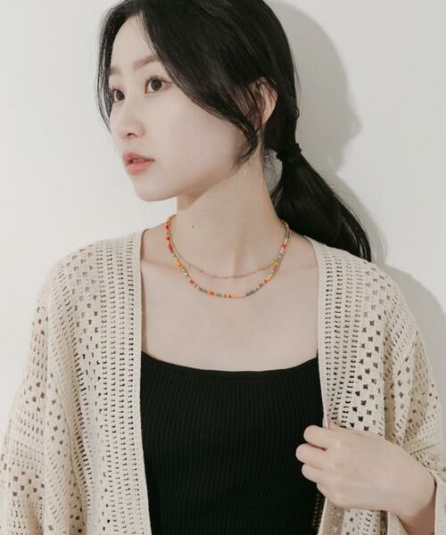 SMELLY / スメリー ネックレス・ペンダント・チョーカー | カラービーズ2セットネックレス | 詳細5