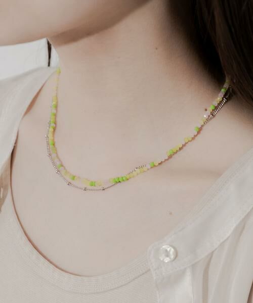 SMELLY / スメリー ネックレス・ペンダント・チョーカー | カラービーズ2セットネックレス | 詳細10