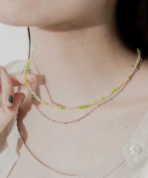 SMELLY / スメリー ネックレス・ペンダント・チョーカー | カラービーズ2セットネックレス | 詳細11