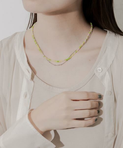 SMELLY / スメリー ネックレス・ペンダント・チョーカー | カラービーズ2セットネックレス | 詳細12