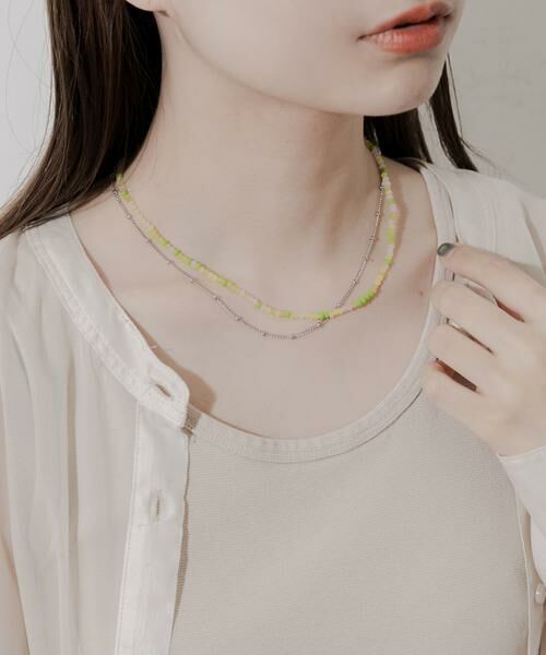 SMELLY / スメリー ネックレス・ペンダント・チョーカー | カラービーズ2セットネックレス | 詳細13
