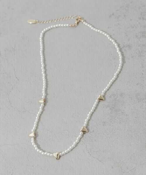 SMELLY / スメリー ネックレス・ペンダント・チョーカー | ハートモチーフパールネックレス | 詳細1