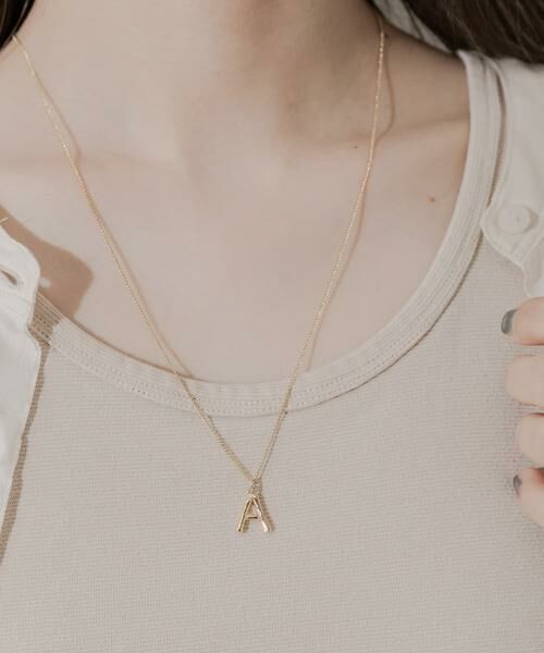 SMELLY / スメリー ネックレス・ペンダント・チョーカー | イニシャルワントップネックレス | 詳細9