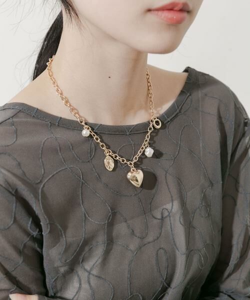 SMELLY / スメリー ネックレス・ペンダント・チョーカー | プックリハートチャームネックレス | 詳細2