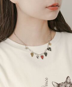 SMELLY / スメリー ネックレス・ペンダント・チョーカー | メタルハートチャームネックレス