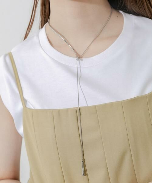 SMELLY / スメリー ネックレス・ペンダント・チョーカー | メタルカーブバーYネックレス | 詳細1