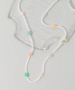 SMELLY / スメリー ネックレス・ペンダント・チョーカー | ステンレスフラワーモチーフビーズネックレス