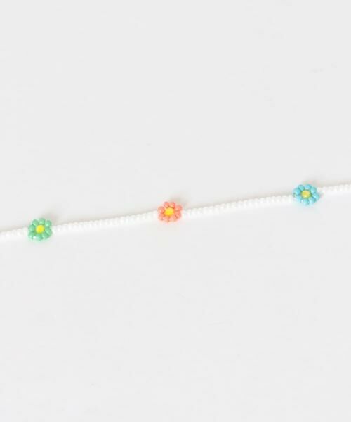SMELLY / スメリー ネックレス・ペンダント・チョーカー | ステンレスフラワーモチーフビーズネックレス | 詳細5