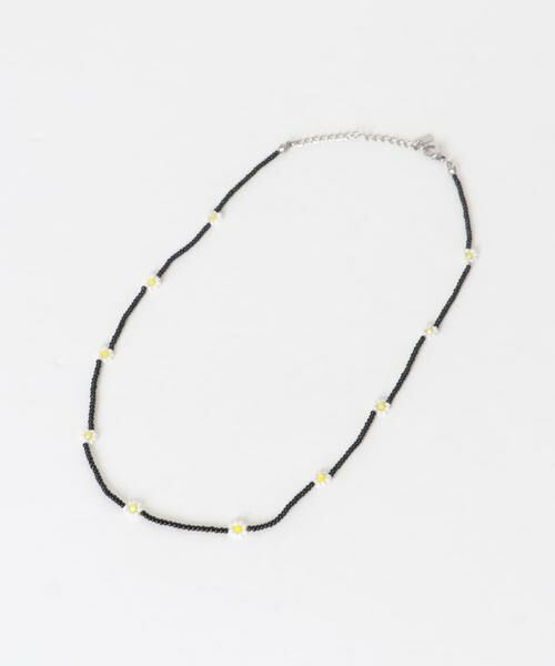 SMELLY / スメリー ネックレス・ペンダント・チョーカー | ステンレスフラワーモチーフビーズネックレス | 詳細13