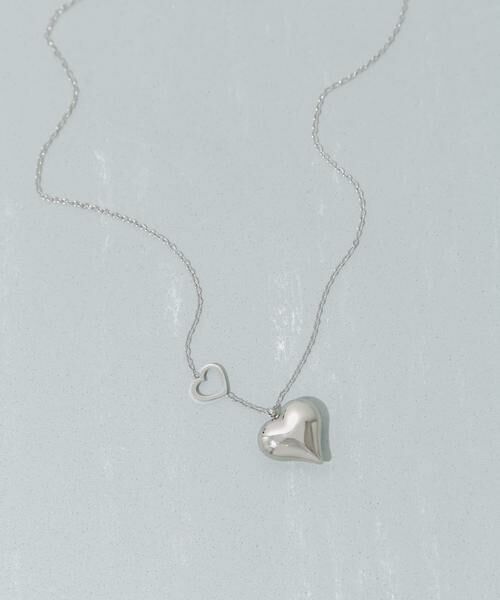 SMELLY / スメリー ネックレス・ペンダント・チョーカー | ステンレスプックリメタルハートネックレス | 詳細1