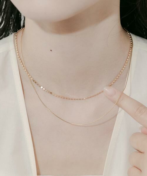 SMELLY / スメリー ネックレス・ペンダント・チョーカー | レイヤードサークルチェーンネックレス | 詳細2