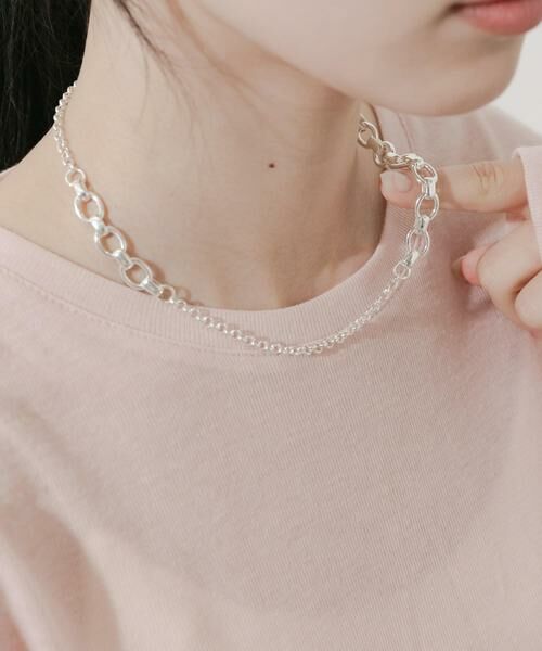 SMELLY / スメリー ネックレス・ペンダント・チョーカー | チェーンコンビネーションボリュームネックレス | 詳細4