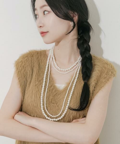 SMELLY / スメリー ネックレス・ペンダント・チョーカー | クワドプルパールネックレス | 詳細3